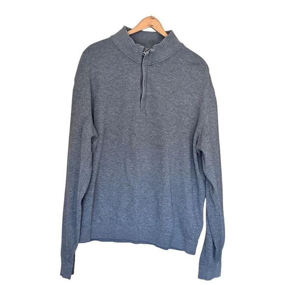 Cutter & Buck Other - Cutter & Buck Sweater Men’s Size Large Gray 1/4 Zip Pullover 100% Cotton